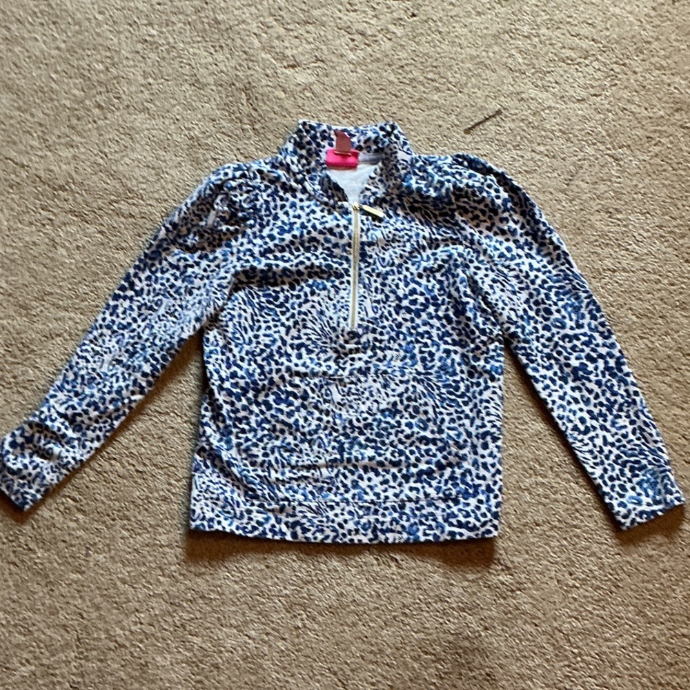 Lilly Pulitzer Blue and White Kids Shirt